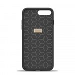 Wholesale Apple iPhone 8 Plus / 7 Plus Cabin Carbon Style Stand Case (Gold)